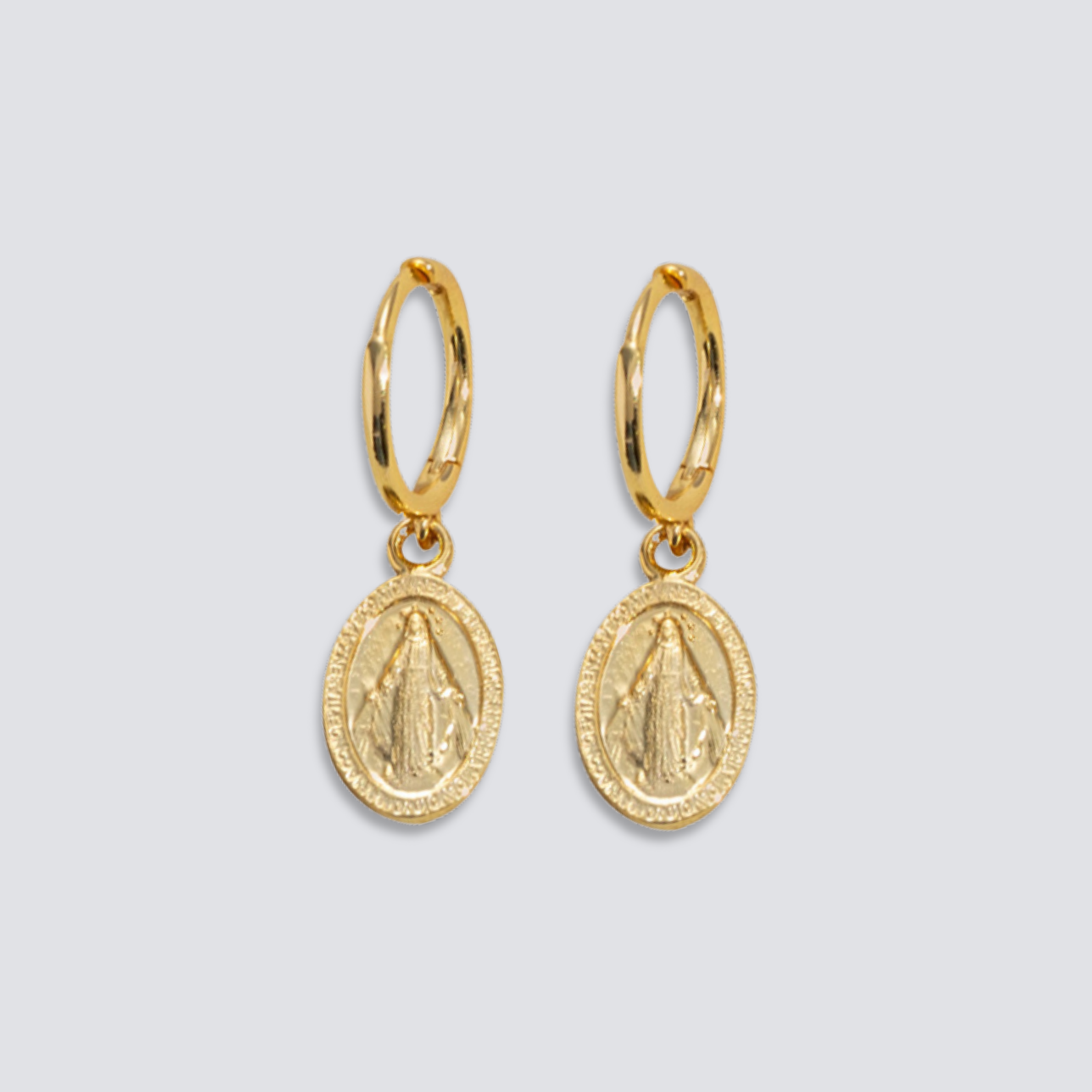 Virgin on sale mary earrings