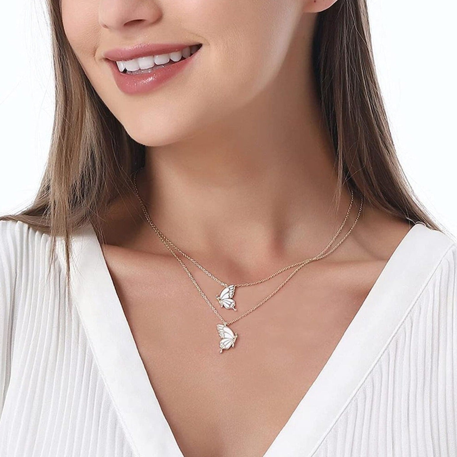 Butterfly necklace online